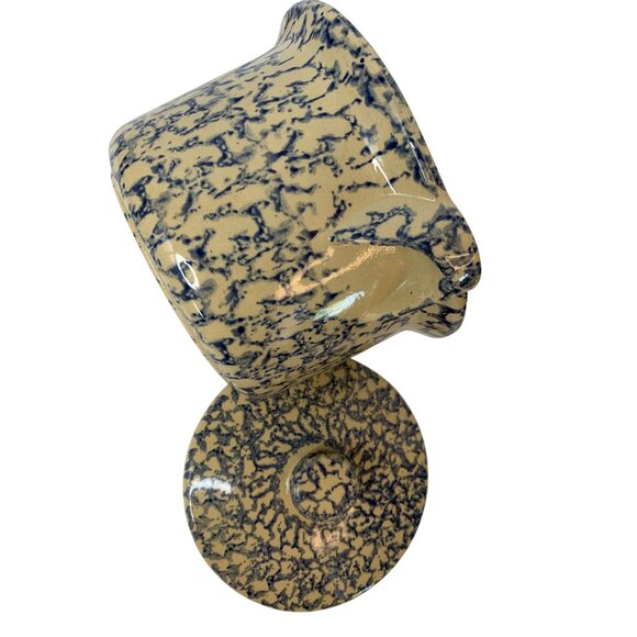 VTG RRP Ransbottom Roseville USA Stoneware Casserole 8.5" x 5" P10125 Oven Safe - Picture 2 of 10